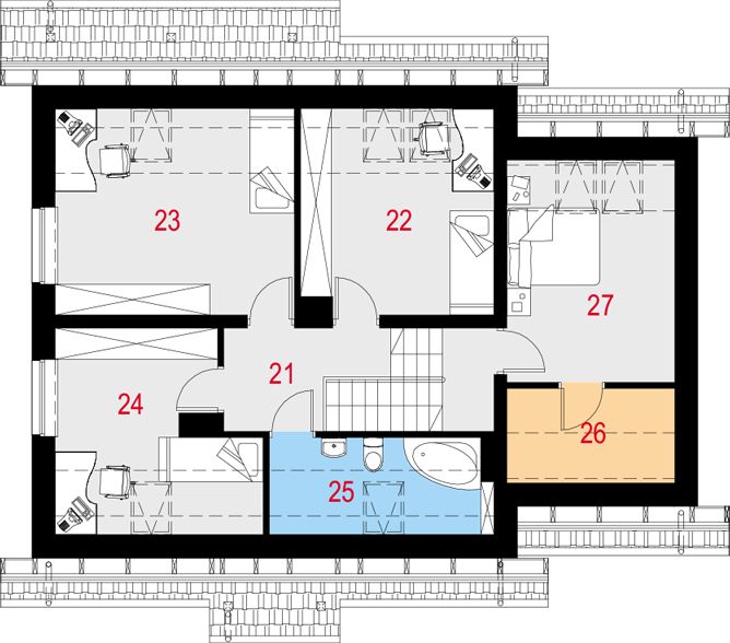 Poddasze projektu Similis I PG1