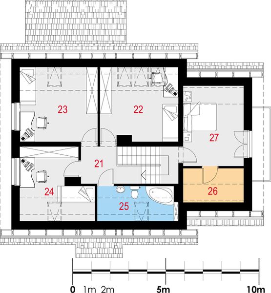 Poddasze projektu Similis III PG1
