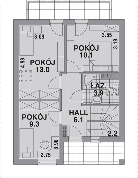 Poddasze projektu DOM 264