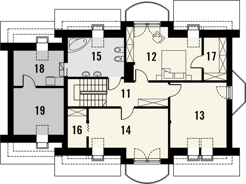Poddasze projektu Magnolia