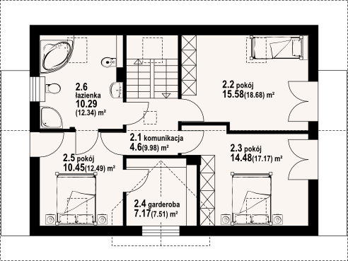 Poddasze projektu Osiek 331