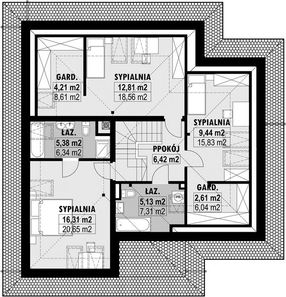 Poddasze projektu E-188