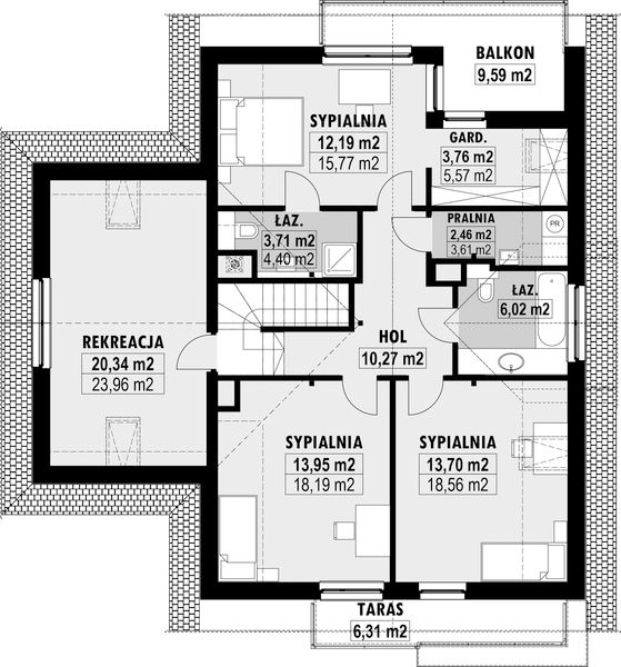 Poddasze projektu E-199
