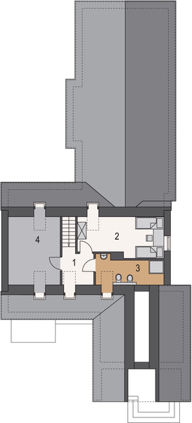 Poddasze projektu Omega I