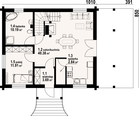 Parter projektu Milicz 17 dw