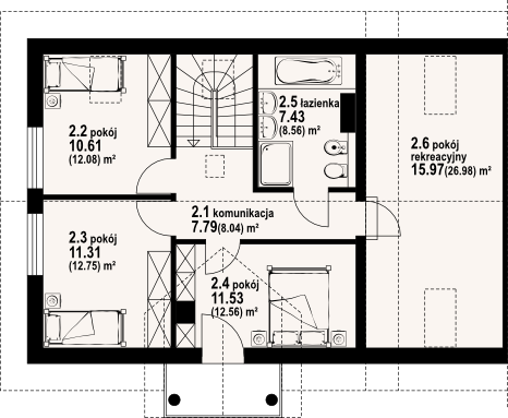 Poddasze projektu Pruszków ab