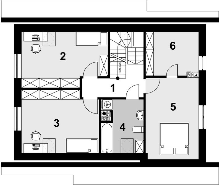 Poddasze projektu Eco 02