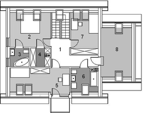 Poddasze projektu Eco 06