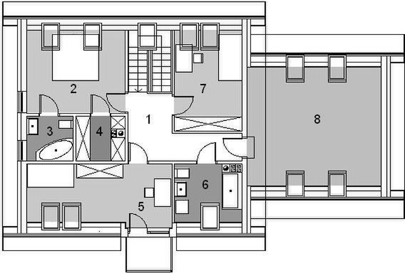 Poddasze projektu Eco 07