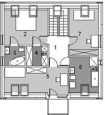 Poddasze projektu Eco 08