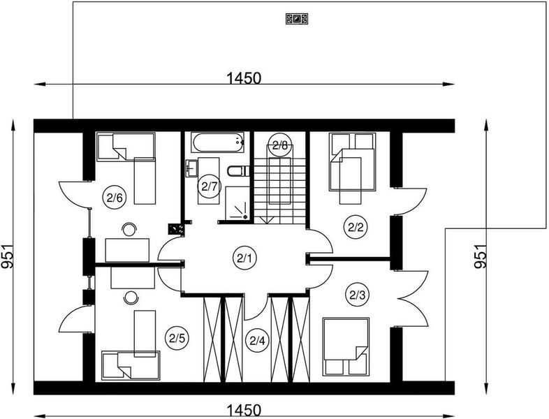 Poddasze projektu FX-64