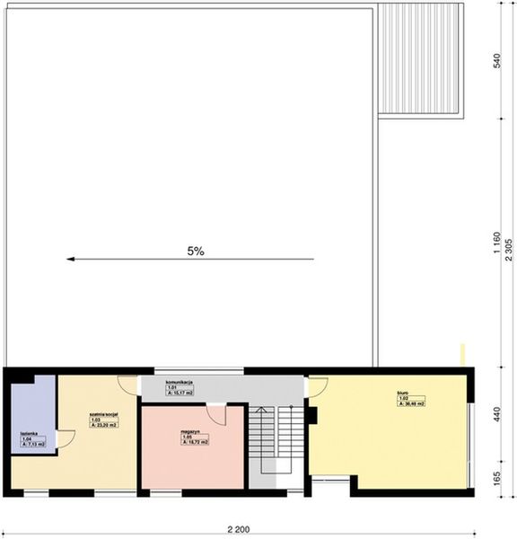 Piętro 1 projektu PS-SS-U04