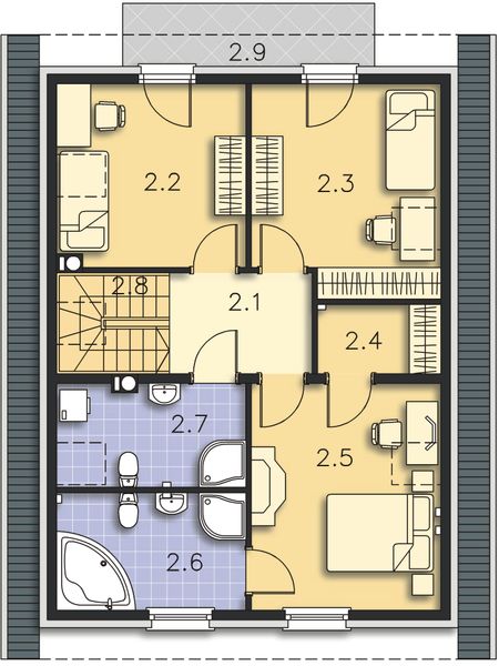 Poddasze projektu Malmo III LMP236b