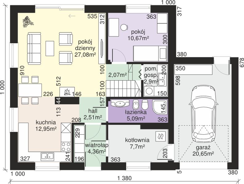 Parter projektu Dom przy Oliwkowej 3 N