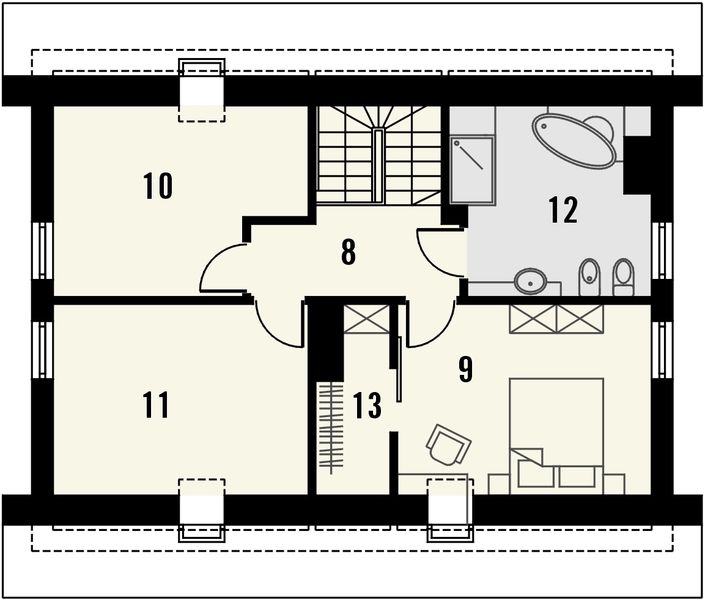 Poddasze projektu Lotos