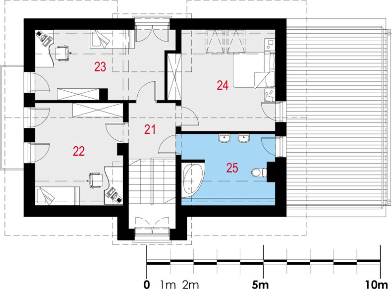 Poddasze projektu Accuratus I PG1
