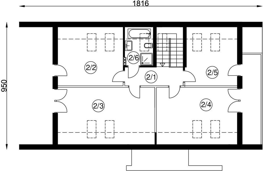 Poddasze projektu A-21
