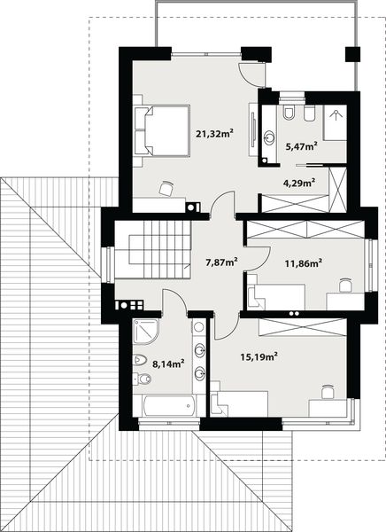 Piętro 1 projektu Karat