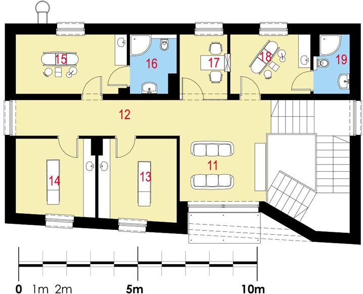 Piętro 1 projektu Renovatius I