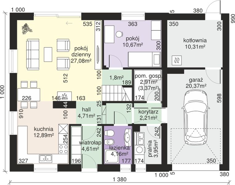 Parter projektu Dom przy Oliwkowej 5 N
