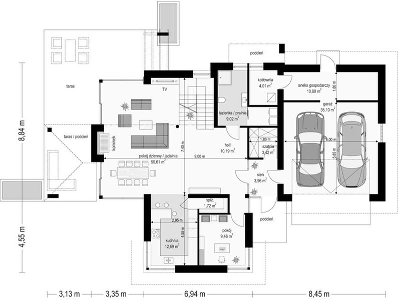 Parter projektu Dom z widokiem 6