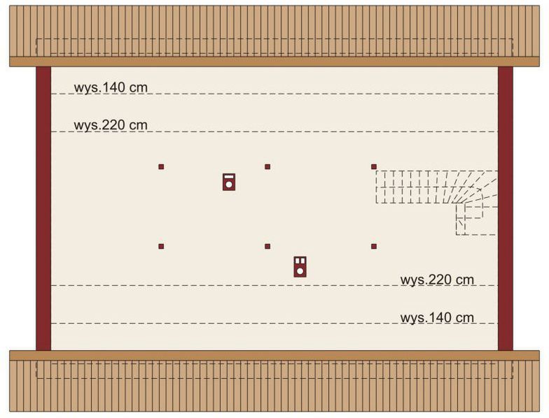 Poddasze projektu Domena 108