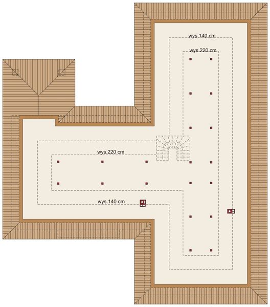 Poddasze projektu Domena 111 B