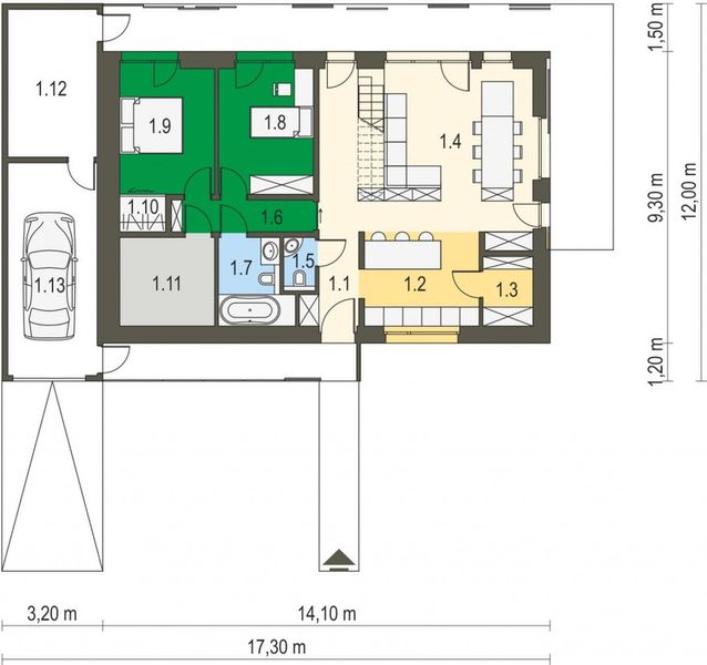 Parter projektu Das haus I