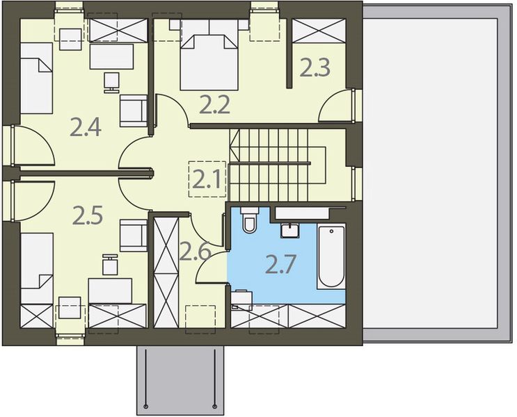 Poddasze projektu Elegancki