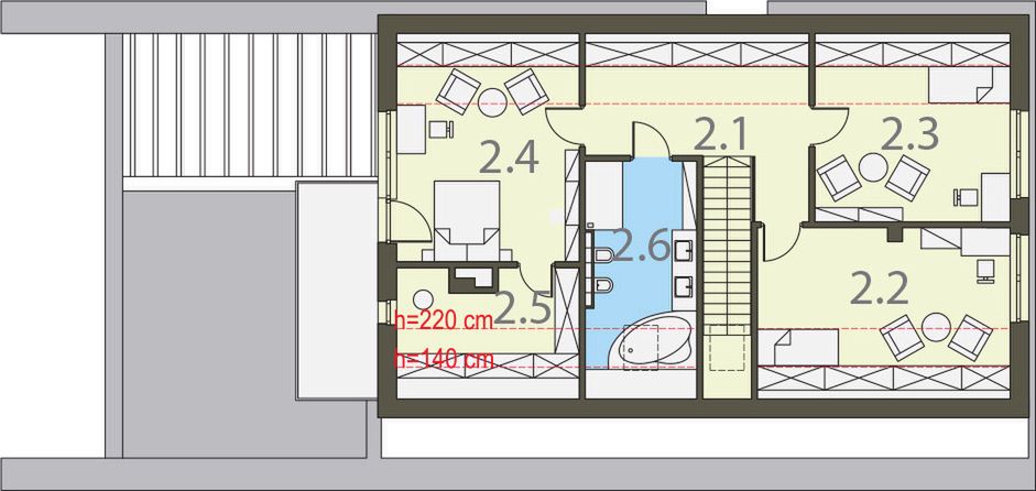 Poddasze projektu Maja