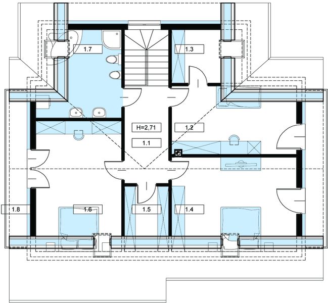 Poddasze projektu Astat