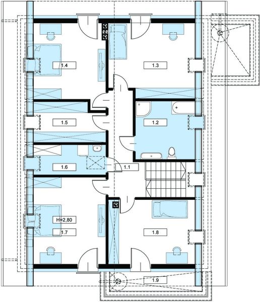 Poddasze projektu Berkel