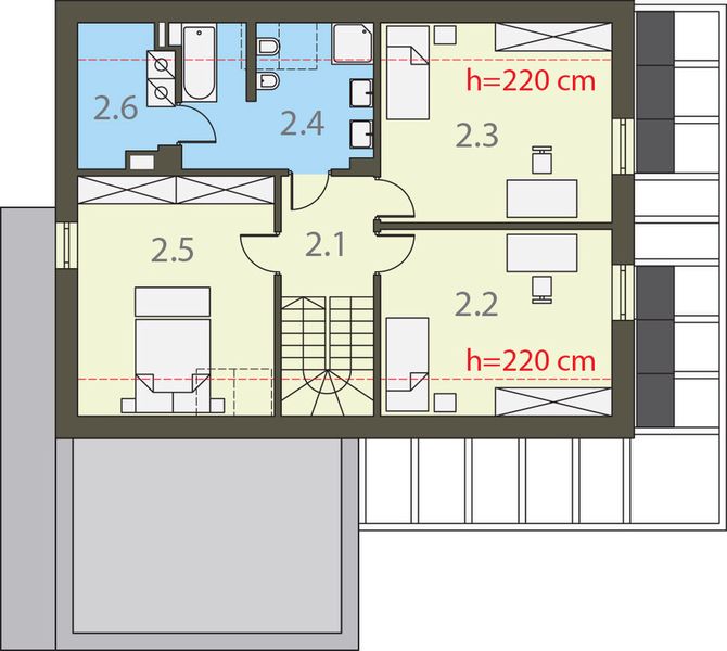 Poddasze projektu Prosty