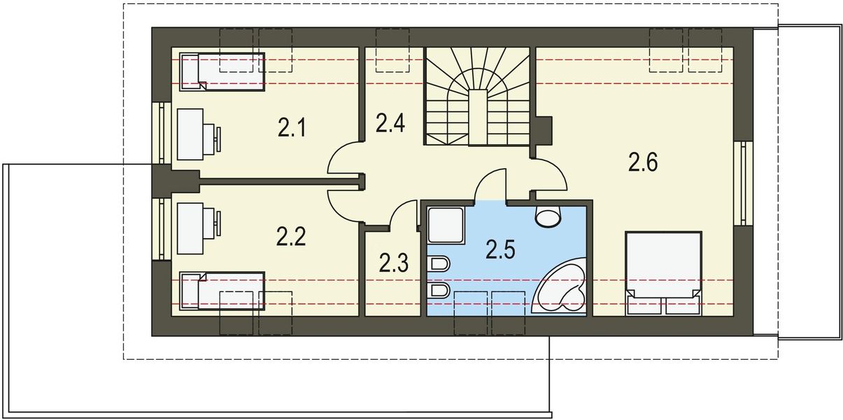 Poddasze projektu Z widokiem