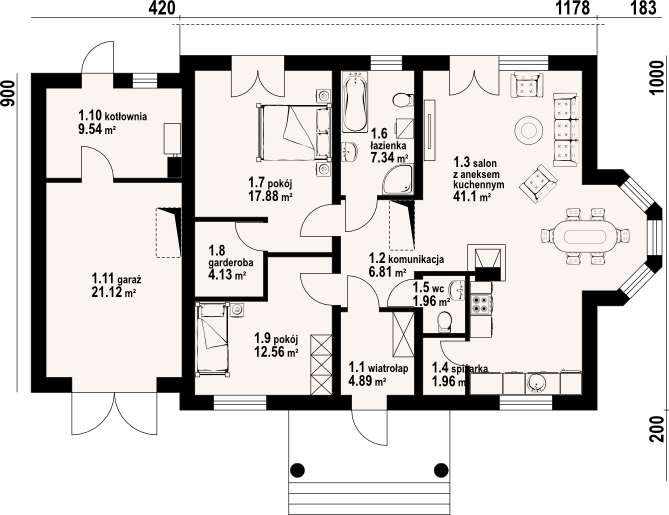 Parter projektu Zadębie małe 37x
