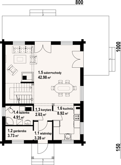Parter projektu Rydzowo 13 dw