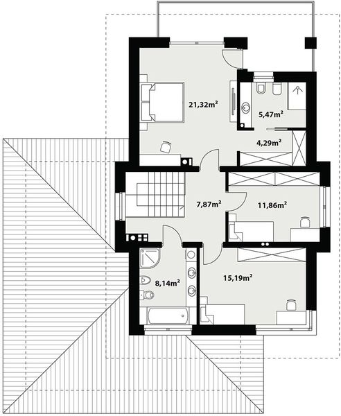 Piętro 1 projektu Karat 2