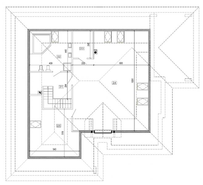 Poddasze projektu DJ 238
