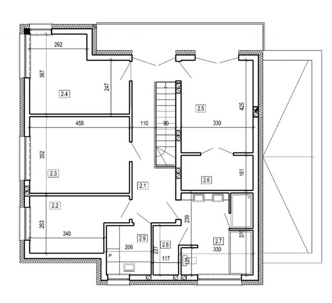 Piętro 1 projektu DN 201