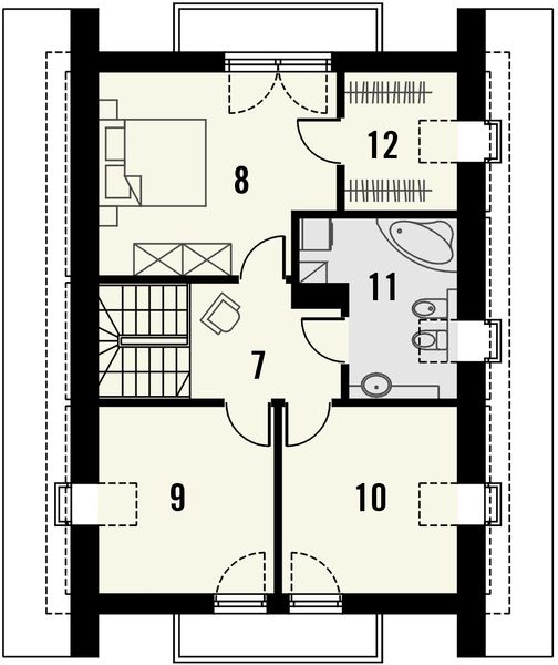 Poddasze projektu Bielinek 2