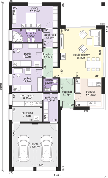Parter projektu Dom przy Pastelowej 10