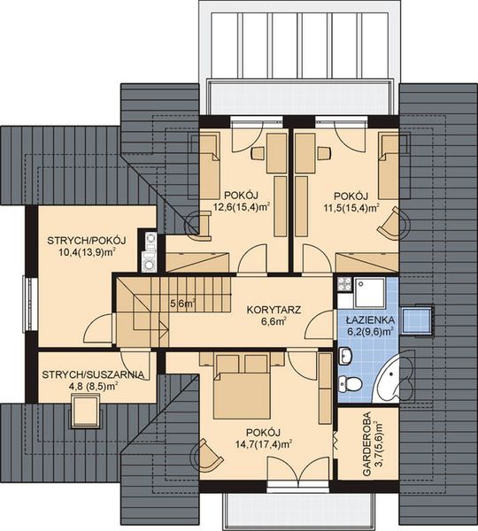 Poddasze projektu APS 184 NEW
