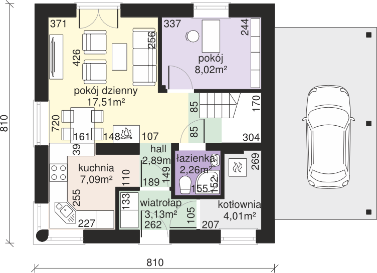 Parter projektu Dom przy Wiosennej 8