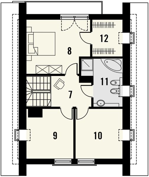 Poddasze projektu Panorama 2