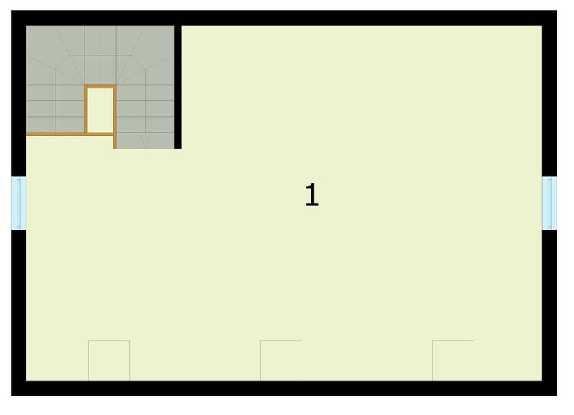 Poddasze projektu G295 szkielet drewniany budynek gospodarczy