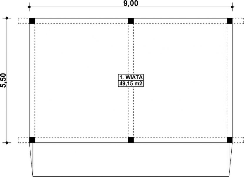 Parter projektu G343 - Wiata żelbetowa