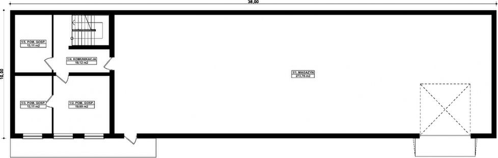 Parter projektu G347 - Budynek magazynowy