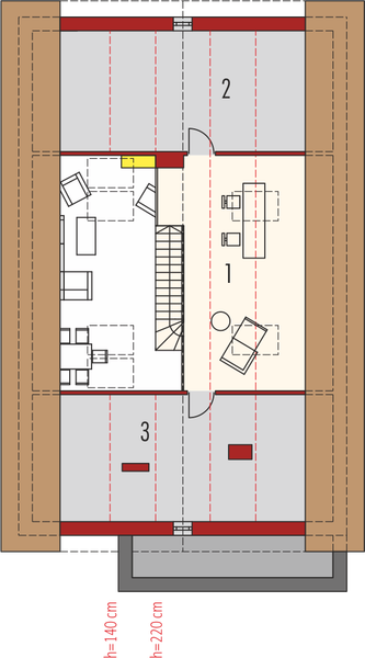 Poddasze projektu Daniel IV energo