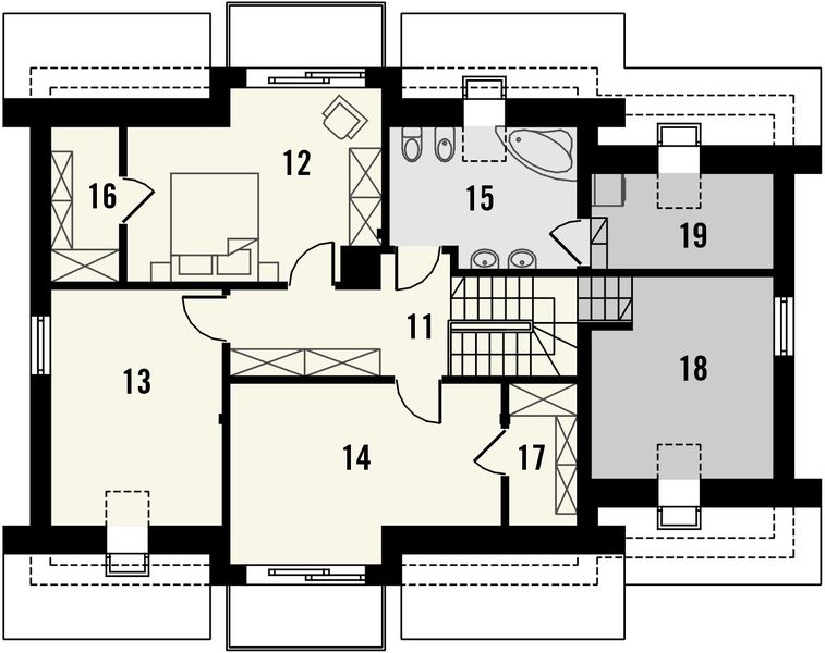 Poddasze projektu Wanilia