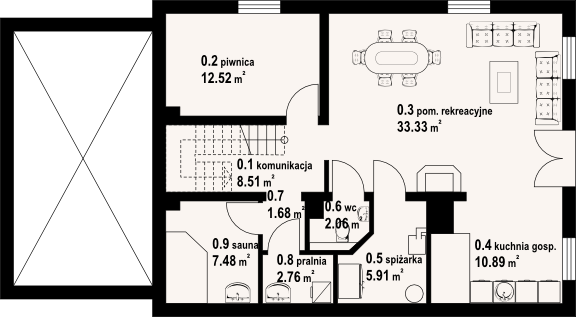 Piwnica projektu Karowo 3